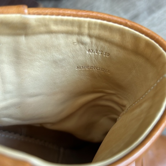 Rag & Bone Newbury Leather Block Heel Ankle Boots size 40 / 10 - Picture 8 of 9